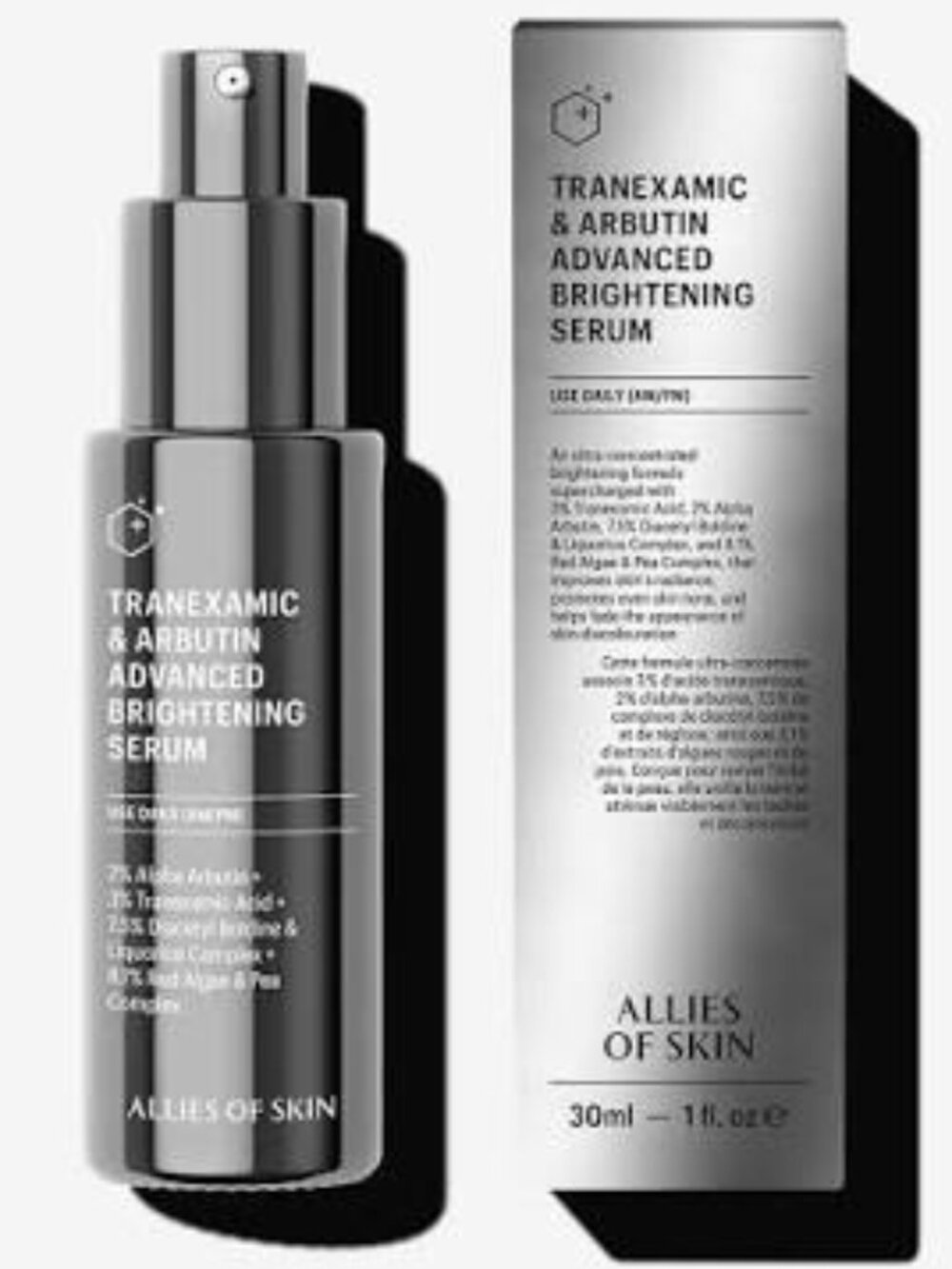 Allies of Skin Tranexamic & Arbutin Advanced Brightening Serum 30ml NEW UNUSED